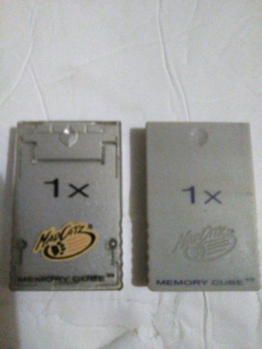 2 Mad catz 1x Nintendo Gamecube Memory Card Tested Works with Wii