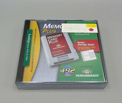 Nintendo 64 Memory Card Plus Performance - Sealed