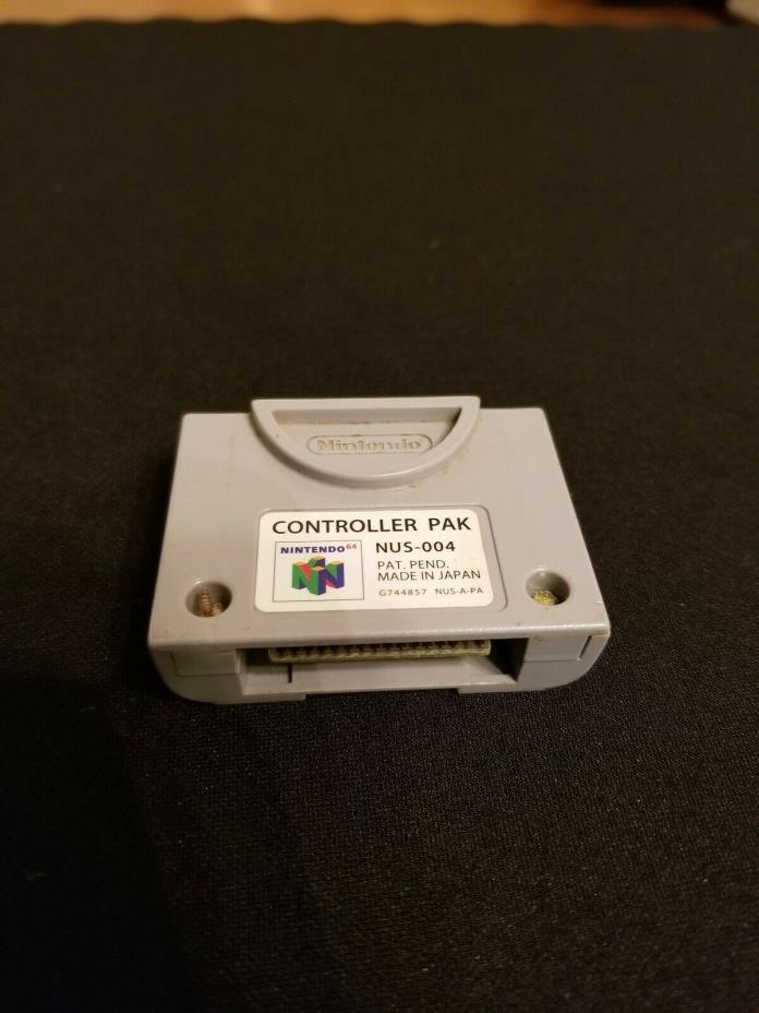 Nintendo 64 N64 Controller Pak Memory NUS-004 Original OEM