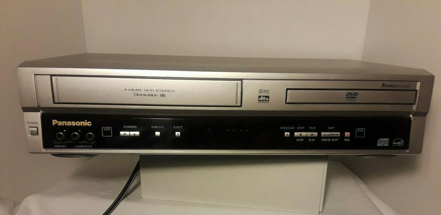 Panasonic Double Feature PV-D744S VCR/DVD Recorder/Player. Works Well