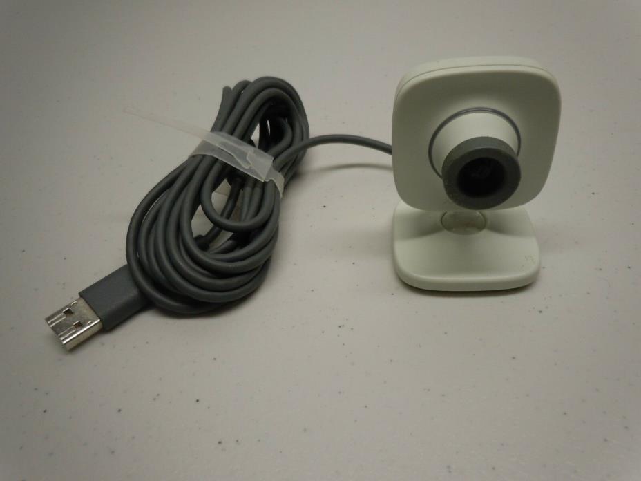 Microsoft Live Vision Camera USB Webcam for Xbox 360 - White - Works Great