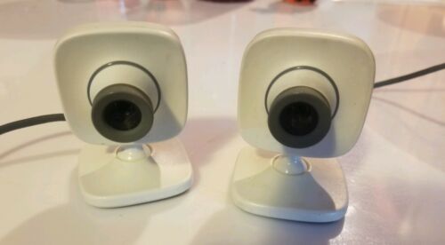 LOT OF 2 GENUINE MICROSOFT XBOX 360 LIVE VISION CAMERA WIRED WEBCAMS USB