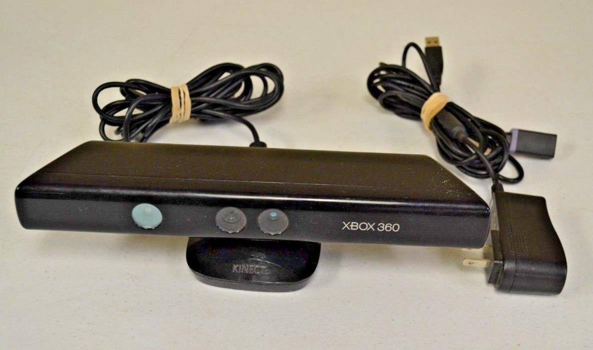 OEM Microsoft Xbox 360 Kinect Sensor Bar 1414 with Power Supply USED