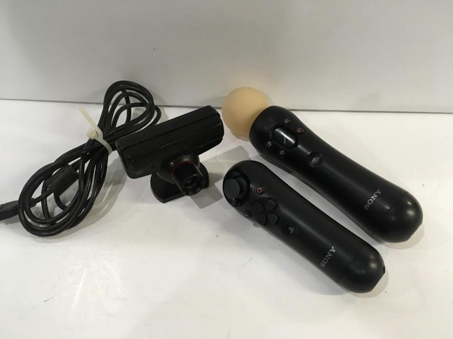 Sony PS3 Playstation Move Bundle Eye Camera, Motion and Navigation Controllers