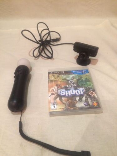 Sony CECH-ZCM1U Motion Controller & Playstation Eye Camera W/ Game Tested