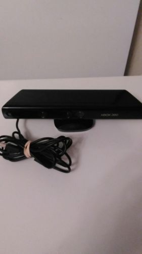 Microsoft XBOX 360 Kinect Sensor Bar Model 1414 Black Pre-Owned Free Shipping !