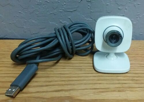 Official Genuine OEM Xbox 360 Live Vision Wired Camera Webcam White USB USED