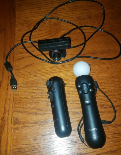 Sony PS3 Playstation Move Bundle  Eye Camera, Motion and Navigation Controllers