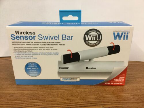 Dream Gear Wireless Sensor Swivel Bar for Nintendo Wii & Wii U