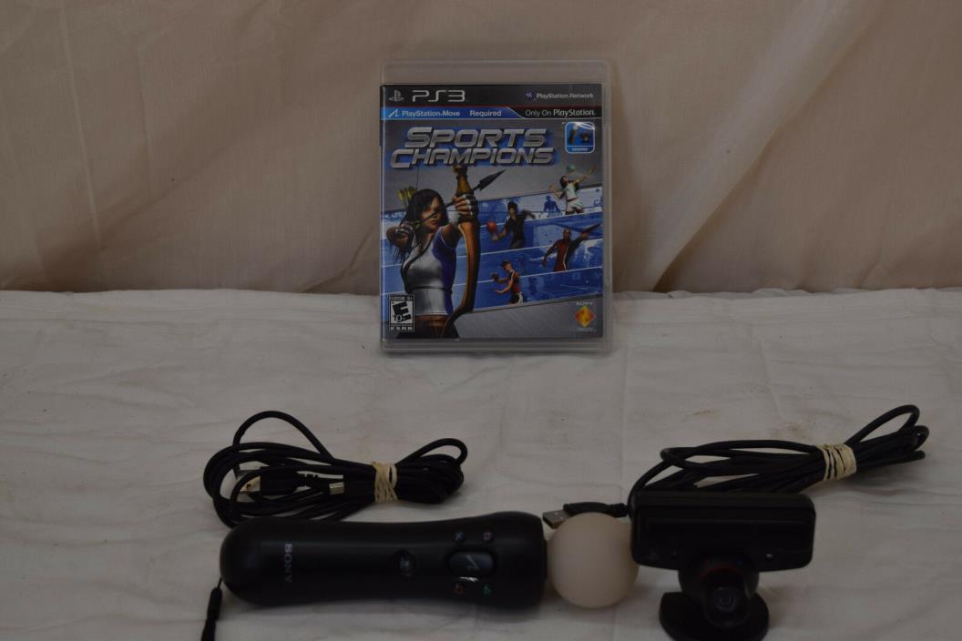 PlayStation 3 PS Move Starter Pack Bundle Motion Controller with Eye Camera