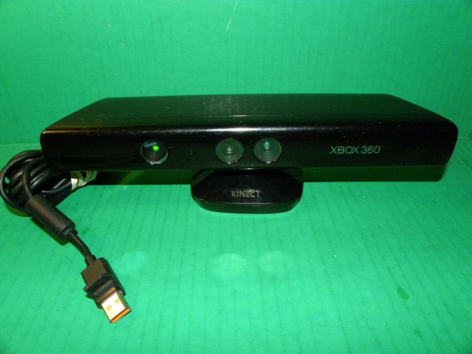 Genuine Microsoft XBOX 360 Kinect Sensor Bar Black Complete Tested  LOT 4443