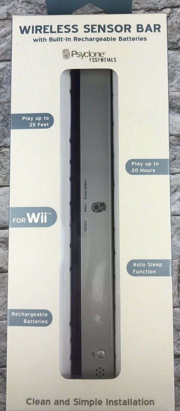 Psyclone PSE112 Wireless Sensor Bar for Wii New 2D