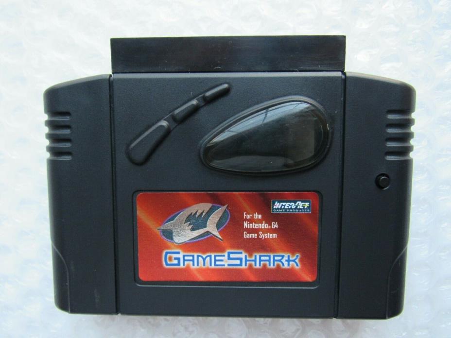 Nintendo 64 N64 OEM GameShark Version 1.09 Authentic Rare Cheat Device GREAT