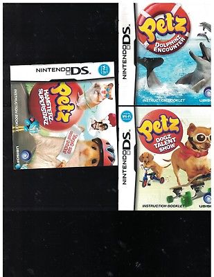 Disney Petz Game Manuals only~Nintendo DS Manuals