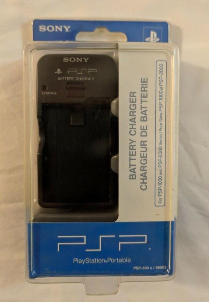 New Battery GENUINE Charger Sony PSP-2000 PSP-1000 OEM Original PSP-330 U 98553