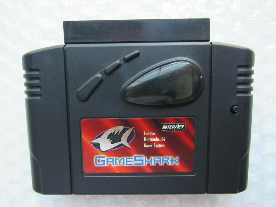 Nintendo 64 N64 OEM GameShark Version 2.0 Authentic Rare Cheat Code Device GOOD!