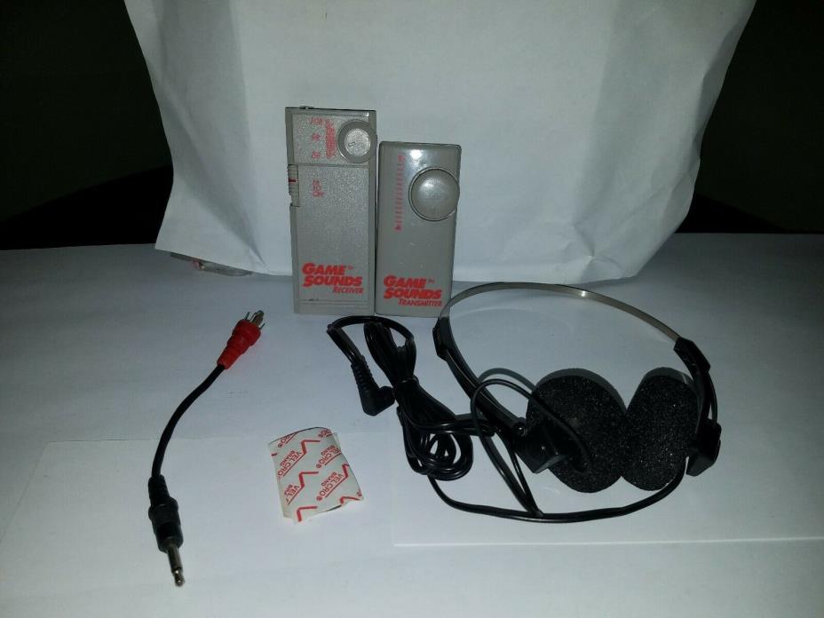 Gamesounds Remote Headphones For the Nintendo NES and Super Nintendo Rare