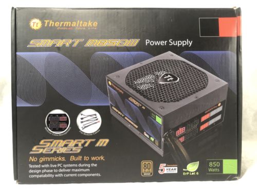 Thermaltake Smart M 850W 80+ Bronze Semi-Modular Power Supply SP-850MPCBUS