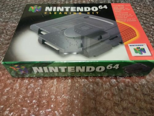 *** OFFICIAL CLEANING KIT N64 FACTORY SEALED NEAR MINT CONDITION***