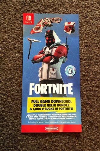 Nintendo Switch Double Helix Fortnite Skin + 1000 V-Bucks (No Console) Code ONLY