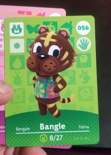 *New* Nintendo Animal Crossing Card #056 Bangle US Version