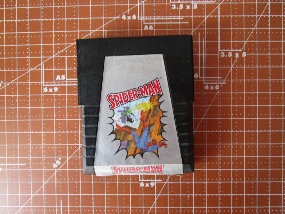 Spiderman game cartridge 1982 MCG Parker Brothers