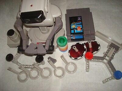 Rob the Robot Nintendo NES w. Stack Up and Gyromite +parts