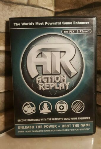 Action Replay (PlayStation 1) PS1 / PSX Game Enhancer Cheat Codes Complete Excel