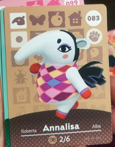 083 Annalisa Animal Crossing Series 1 Card - US Version