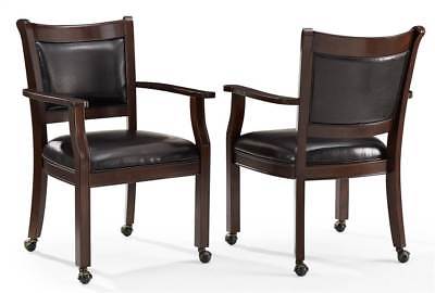 Game Chair in Rustic Mahogany - Set of 2 [ID 3739765]