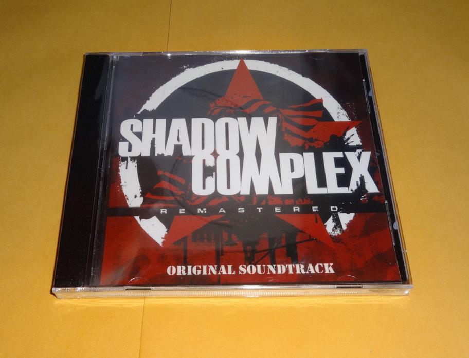 SHADOW COMPLEX REMASTERED Original Soundtrack CD NEW SEALED Limited Run Games