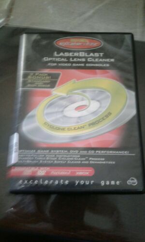 GameDr. Excelerator Laser Blast OPTICAL LENS CLEANER - CD DVD PS2 XBOX XBOX 360