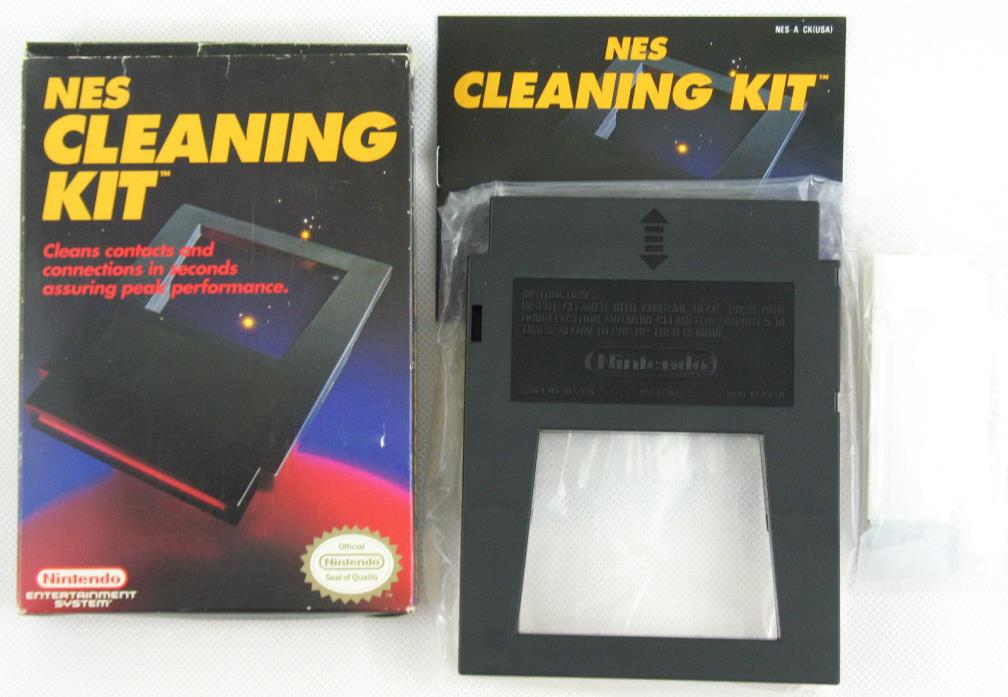 NES Cleaning Kit COMPLETE SEE DETAILS official genuine Nintendo console