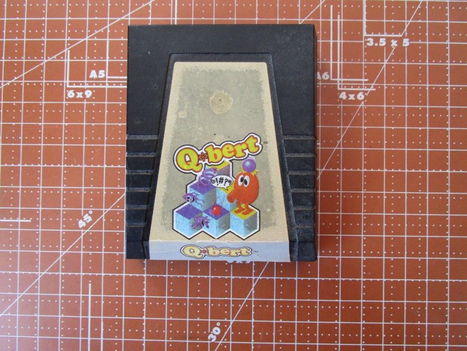 Parker brothers video gaming game cartridge Q-bert 1983 vintage old games