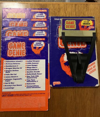 Game Genie With Manual And Code Books Nintendo NES Classic