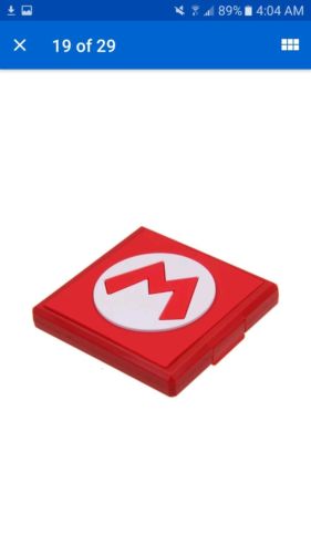Mario Switch Game Card Holder BRAND NEW BUT NO BOX WELL TAKEN CARE OF