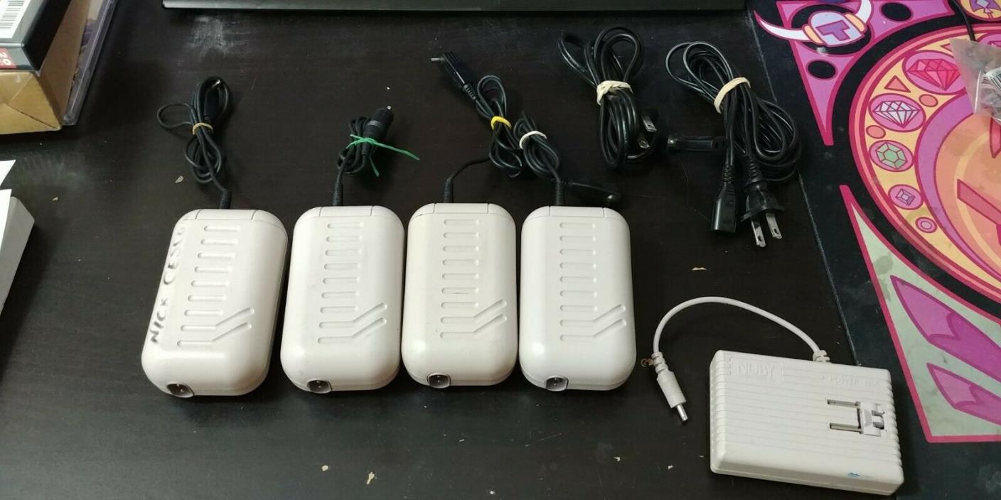 Wholesale Lot; 4 Authentic Gameboy Battery chargers, Untested