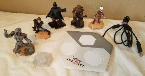 Lot of Xbox One Disney Infinity Portal And Disney Star Wars Figures Etc....