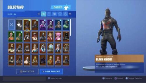 Fornite account- Aerial Assault Trooper, Purple Skull, Galaxy and more!