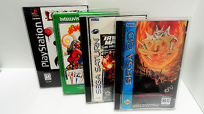 45 Box Protectors SEGA CD / SATURN / PS1 LONGBOX Video Games  CIB  Custom Cases