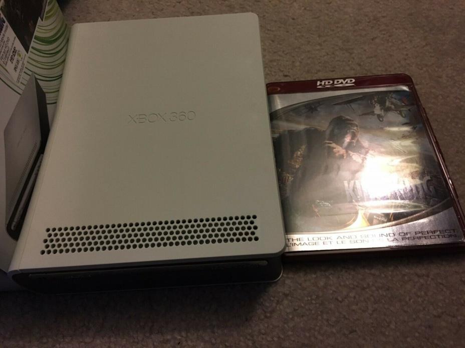 XBOX 360 HD DVD player with King Kong HD DVD, All Wires (No Remote)