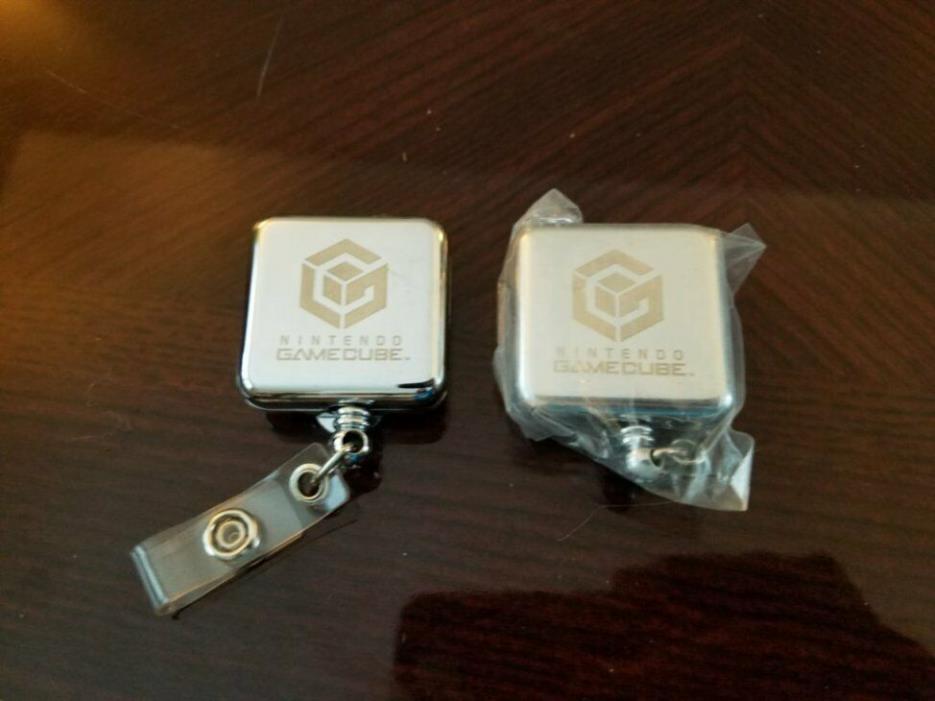 Nintendo Gamecube Clip Retractable Reel Lanyard Badge Holder Rare