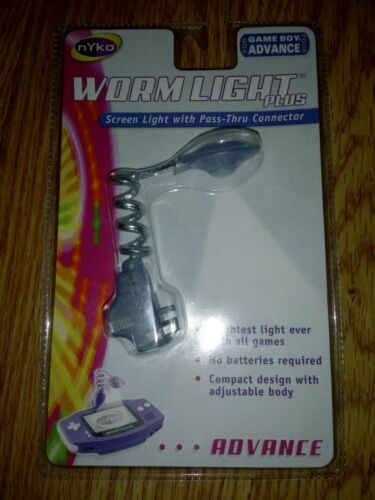 Nyko Worm Light Plus For Game Boy Advance / New & Sealed