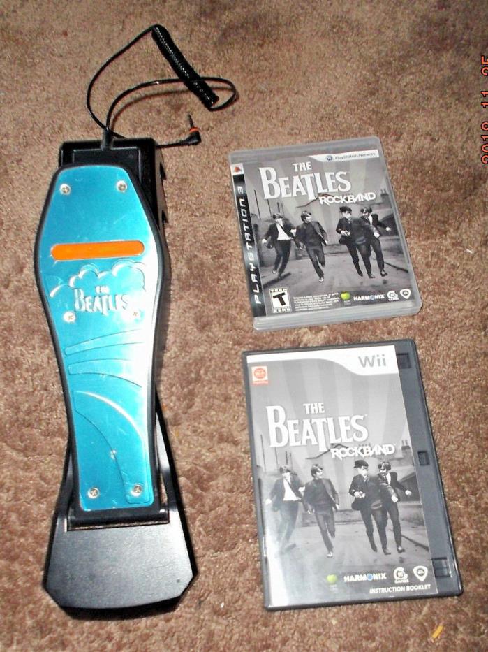 BEATLES ROCK BAND PEDAL WITH 2 SOFTWARE DISCS