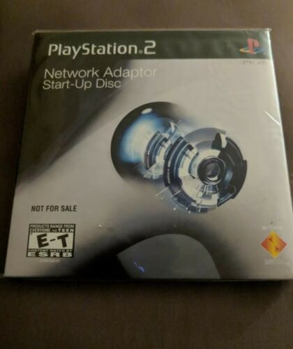 2002 Playstation 2~Network Adaptor Start-Up Disc~ NEW SEALED~A Rare Find!