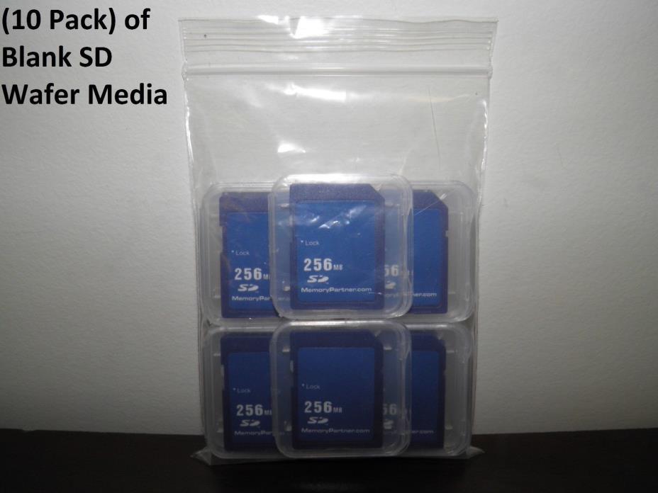 (10 Pack) 256MB SD Wafer media for the ColecoVison/ADAM, Atari 5200, Atari 2600