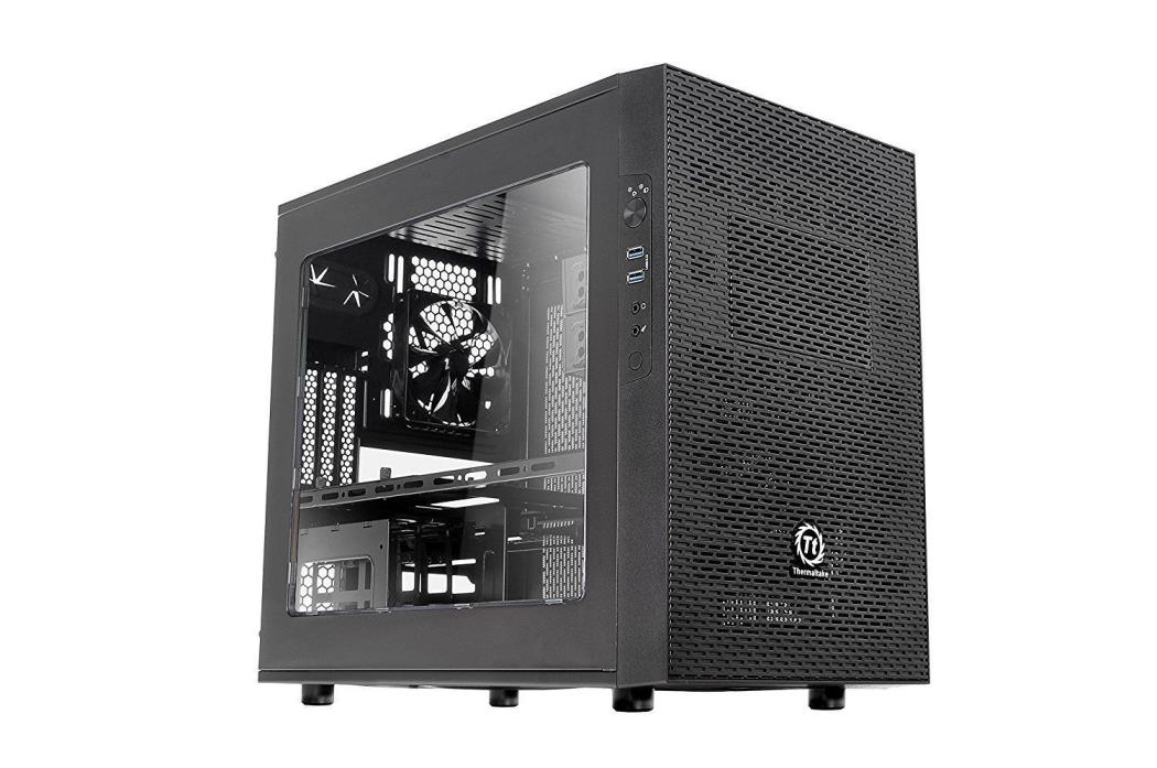 Thermaltake Core X1 Mini ITX Stackable Cube Computer Chassis CA-1D6-00S1WN-00