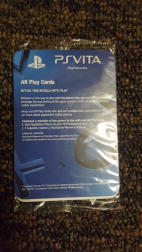 PS Vita AR Play Cards Set Complete BRAND NEW SEALED