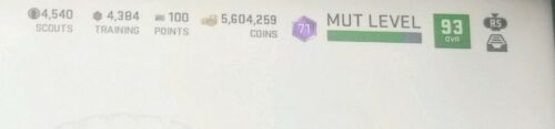M Ultimate Team '19 on Xbox One. 1.1 million coins for $100 AH tax covered