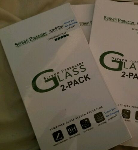 Nintendo Switch amFilm Premium Tempered Glass Screen Protector (2 Pack) New